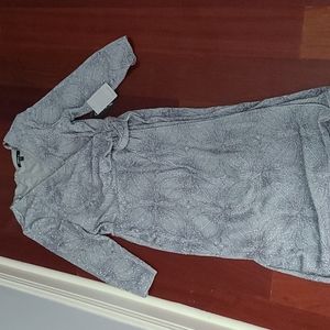 Formal pale blue glitter dress